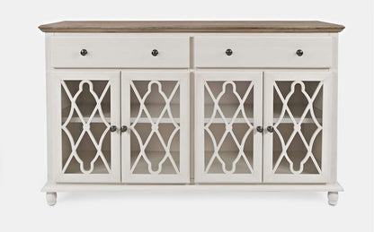 Jofran - Aurora Hills 4 Door Accent Chest - White / Bisque - 1998-58 view 1