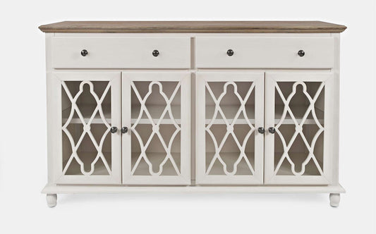 Jofran - Aurora Hills 4 Door Accent Chest - White / Bisque - 1998-58 view 1