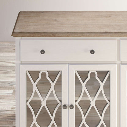Jofran - Aurora Hills 4 Door Accent Chest - White / Bisque - 1998-58 view 8
