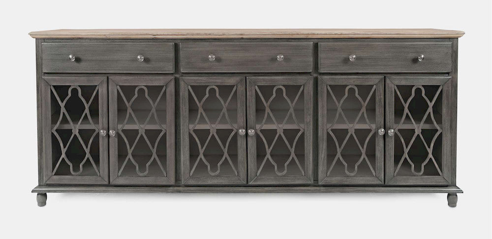 Jofran - Aurora Hills 6 Door Accent Chest - Grey / Bisque - 1999-86 view 1