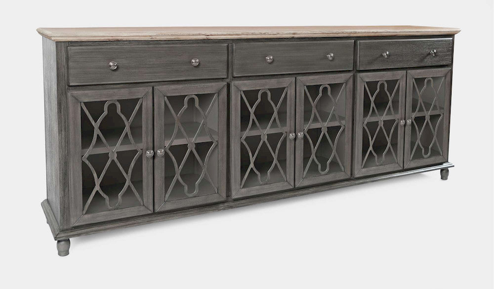Jofran - Aurora Hills 6 Door Accent Chest - Grey / Bisque - 1999-86 view 2