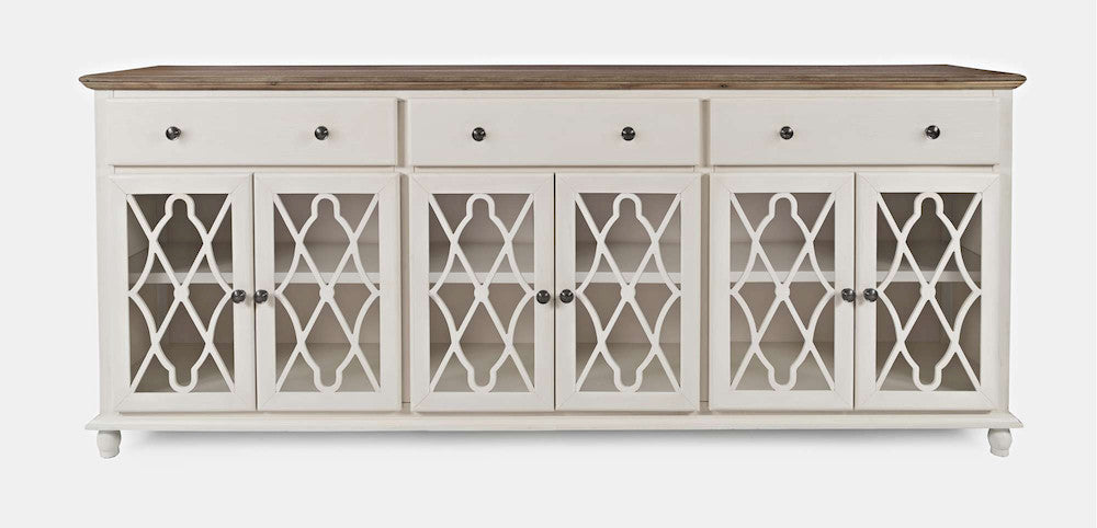 Jofran - Aurora Hills 6 Door Accent Chest - White / Bisque - 1998-86 view 1
