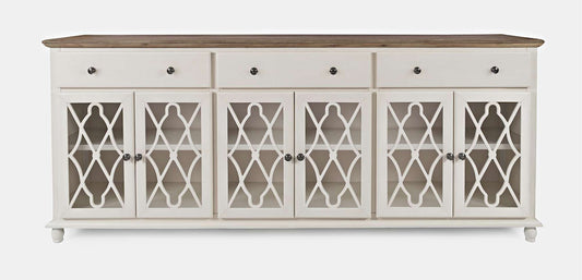 Jofran - Aurora Hills 6 Door Accent Chest - White / Bisque - 1998-86 view 1