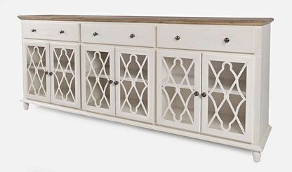 Jofran - Aurora Hills 6 Door Accent Chest - White / Bisque - 1998-86 view 3
