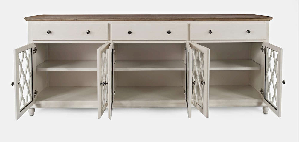 Jofran - Aurora Hills 6 Door Accent Chest - White / Bisque - 1998-86 view 7