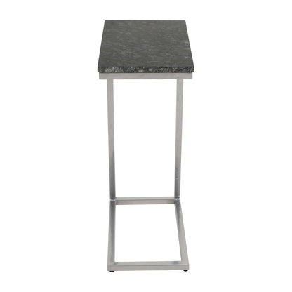 Jofran - Aurora Solid Marble Modern Luxury Glam Accent C-Table (Set of 2) in Black - 2330-NERO view 1