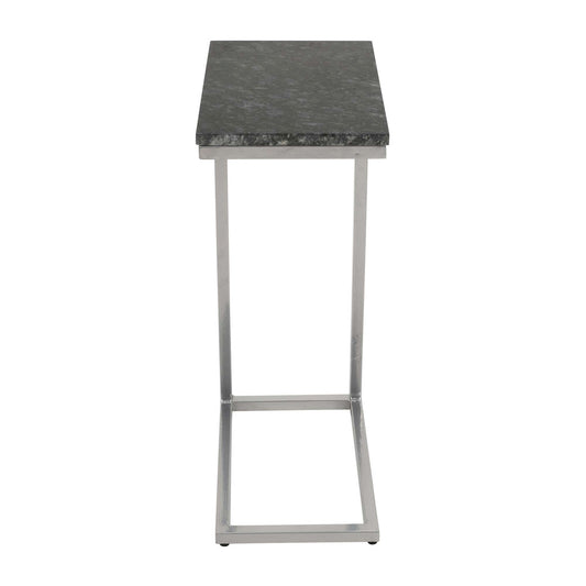 Jofran - Aurora Solid Marble Modern Luxury Glam Accent C-Table (Set of 2) in Black - 2330-NERO view 1