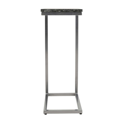 Jofran - Aurora Solid Marble Modern Luxury Glam Accent C-Table (Set of 2) in Black - 2330-NERO view 3