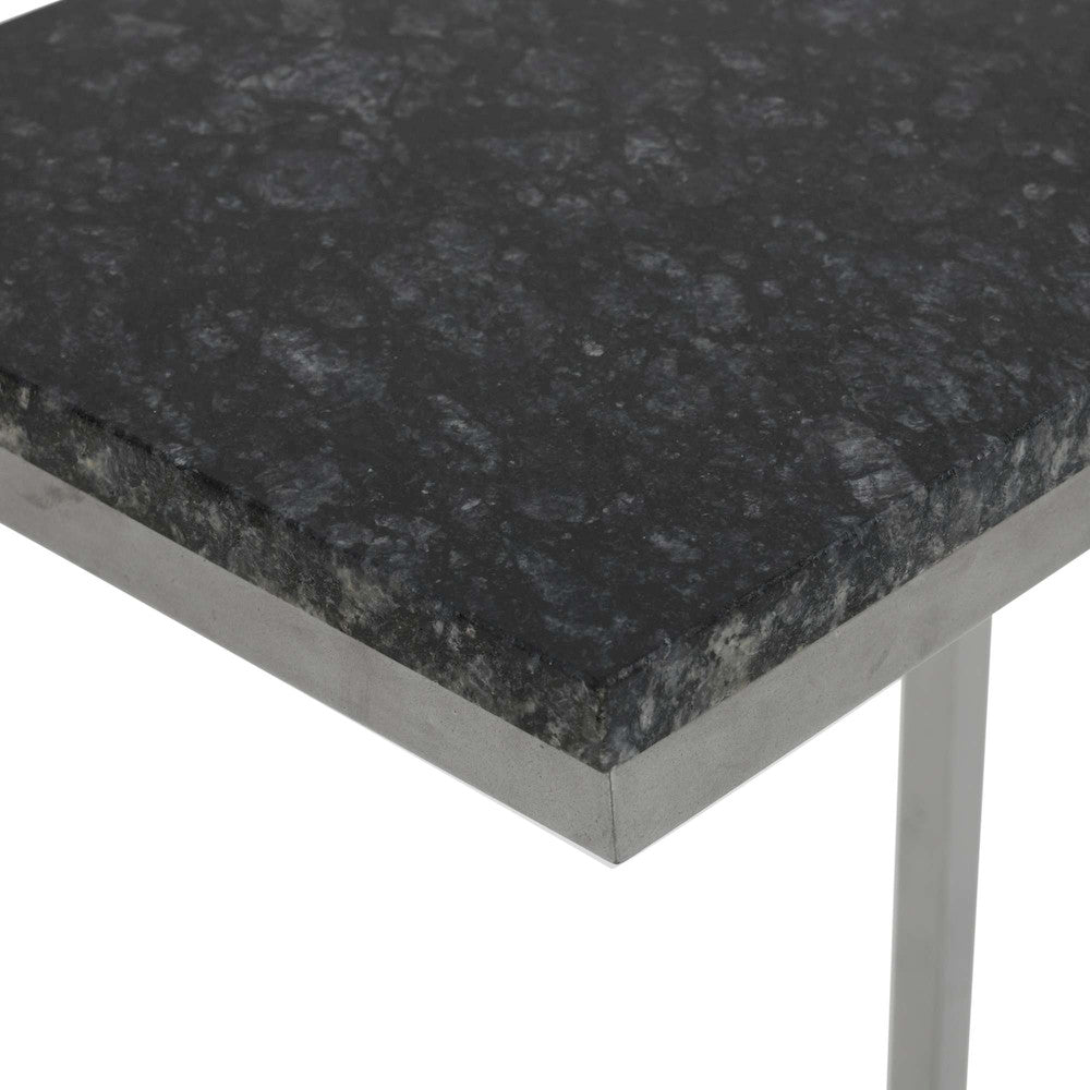 Jofran - Aurora Solid Marble Modern Luxury Glam Accent C-Table (Set of 2) in Black - 2330-NERO view 5