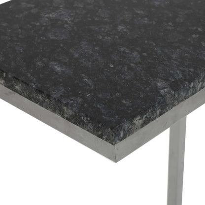 Jofran - Aurora Solid Marble Modern Luxury Glam Accent C-Table (Set of 2) in Black - 2330-NERO view 5