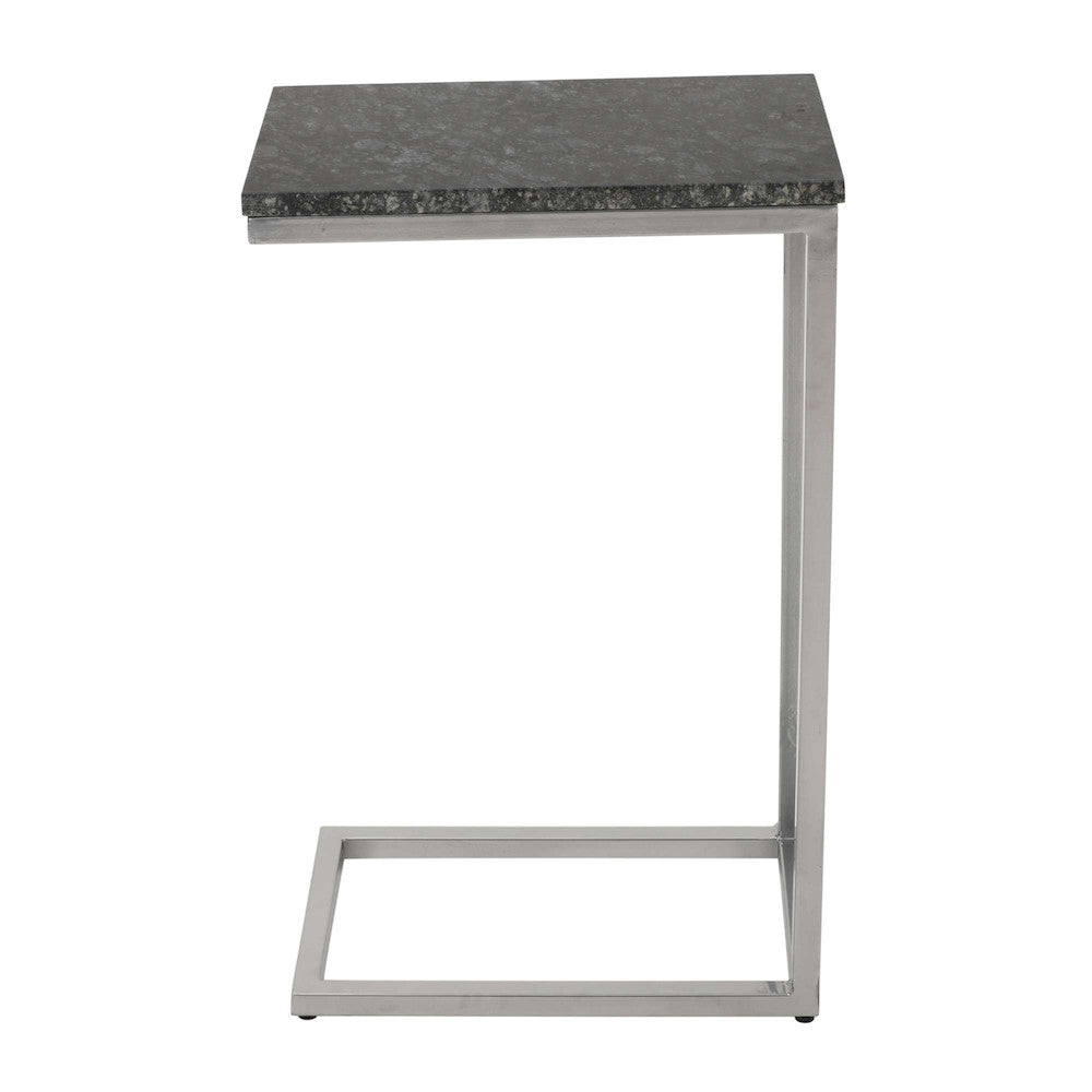 Jofran - Aurora Solid Marble Modern Luxury Glam Accent C-Table (Set of 2) in Black - 2330-NERO view 7