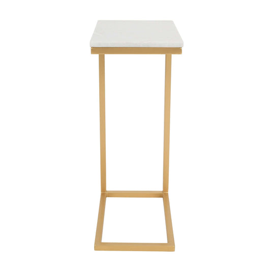 Jofran - Aurora Solid Marble Modern Luxury Glam Accent C-Table (Set of 2) in Gold - 2330-AURORA view 1