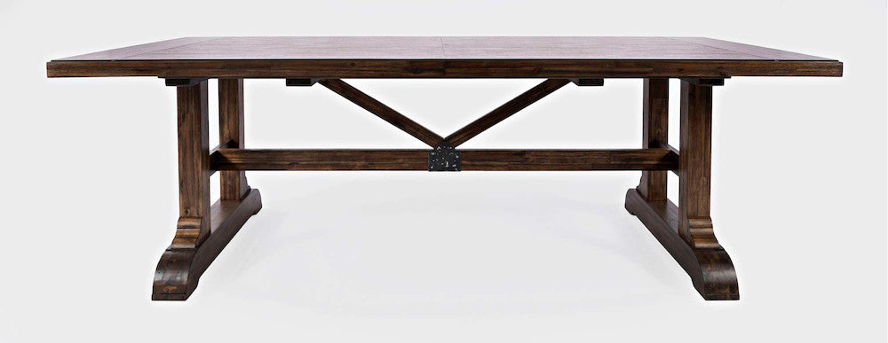 Jofran - Bakersfield 110 Dining Table with Extension - Wire Brush Brown - 1901-110TBKT view 1