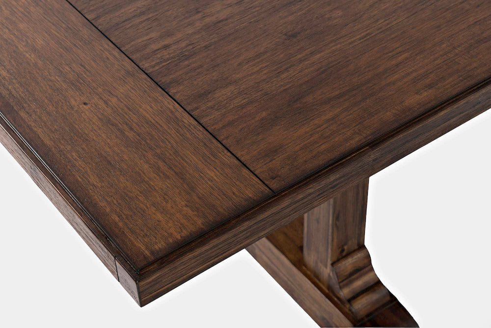 Jofran - Bakersfield 110 Dining Table with Extension - Wire Brush Brown - 1901-110TBKT view 4