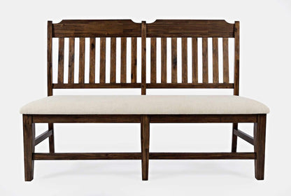Jofran - Bakersfield 57 Solid Acacia Dining Bench - Wire Brush Brown - 1901-57KD view 1