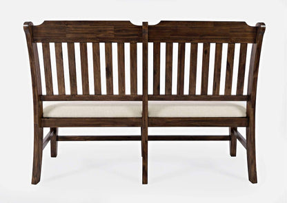 Jofran - Bakersfield 57 Solid Acacia Dining Bench - Wire Brush Brown - 1901-57KD view 4