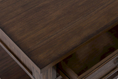 Jofran - Bakersfield End Table with Drawer - Wire Brush Brown - 1900-3 view 9