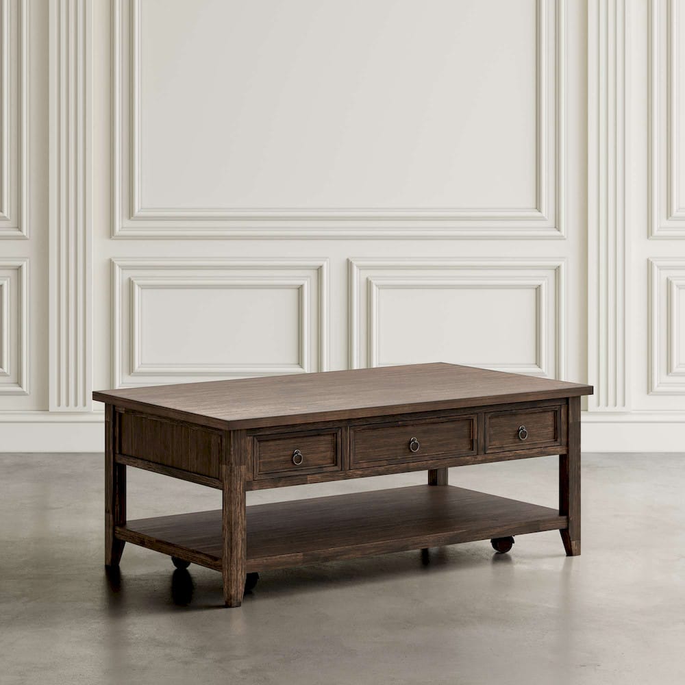 Jofran - Bakersfield Lift-Top Coffee Table - Wire Brush Brown - 1900-1 view 6