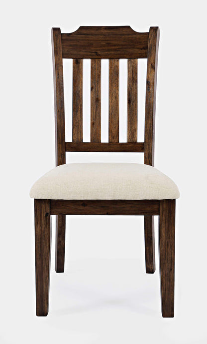 Jofran - Bakersfield Slatback Solid Acacia Dining Chair (Set of 2) - Wire Brush Brown - 1901-410KD view 1