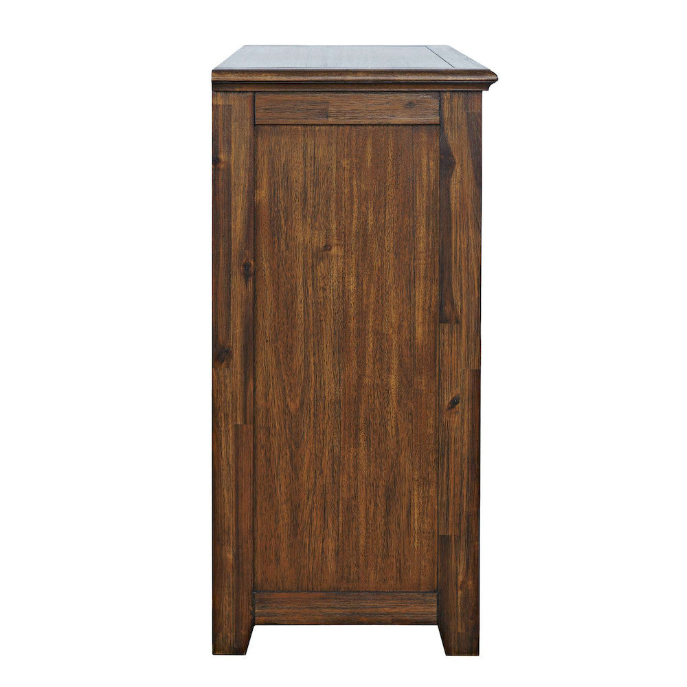 Jofran - Bakersfield Traditional Rustic 32in Electric Fireplace Wire Brushed Console TV Stand in Brown - 1900-FP32 view 4
