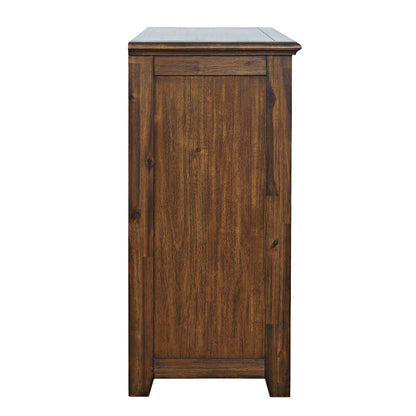 Jofran - Bakersfield Traditional Rustic 32in Electric Fireplace Wire Brushed Console TV Stand in Brown - 1900-FP32 view 4