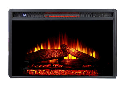 Jofran - Bakersfield Traditional Rustic 32in Electric Fireplace Wire Brushed Console TV Stand in Brown - 1900-FP32 view 5