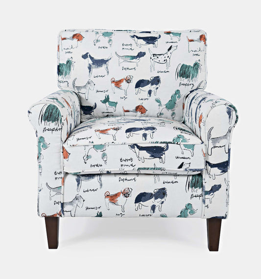 Jofran - Baxter Puppy Accent Chair - Multicolor - BAXTER-CH-MULTI view 1