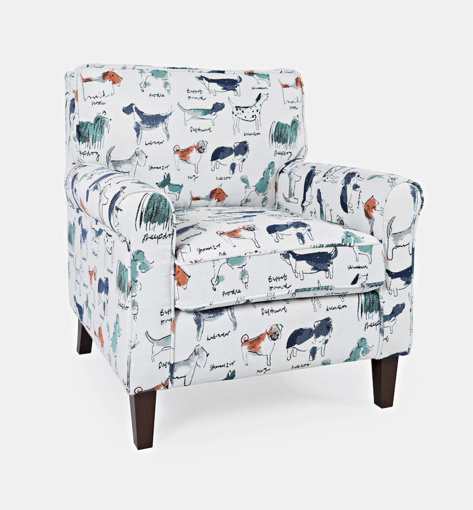 Jofran - Baxter Puppy Accent Chair - Multicolor - BAXTER-CH-MULTI view 2