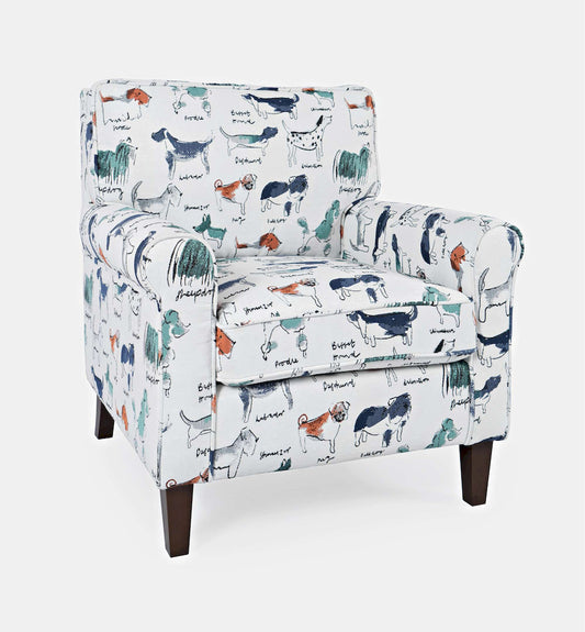 Jofran - Baxter Puppy Accent Chair - Multicolor - BAXTER-CH-MULTI view 2