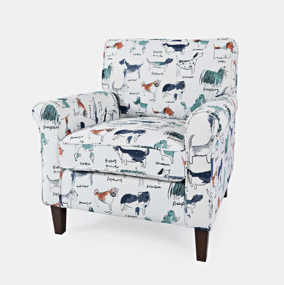 Jofran - Baxter Puppy Accent Chair - Multicolor - BAXTER-CH-MULTI view 3