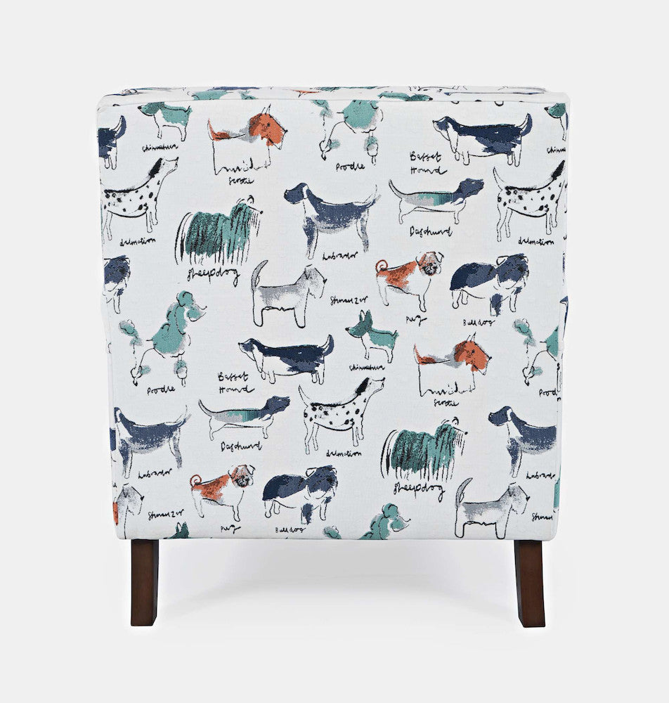 Jofran - Baxter Puppy Accent Chair - Multicolor - BAXTER-CH-MULTI view 4