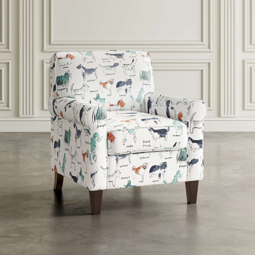 Jofran - Baxter Puppy Accent Chair - Multicolor - BAXTER-CH-MULTI view 6