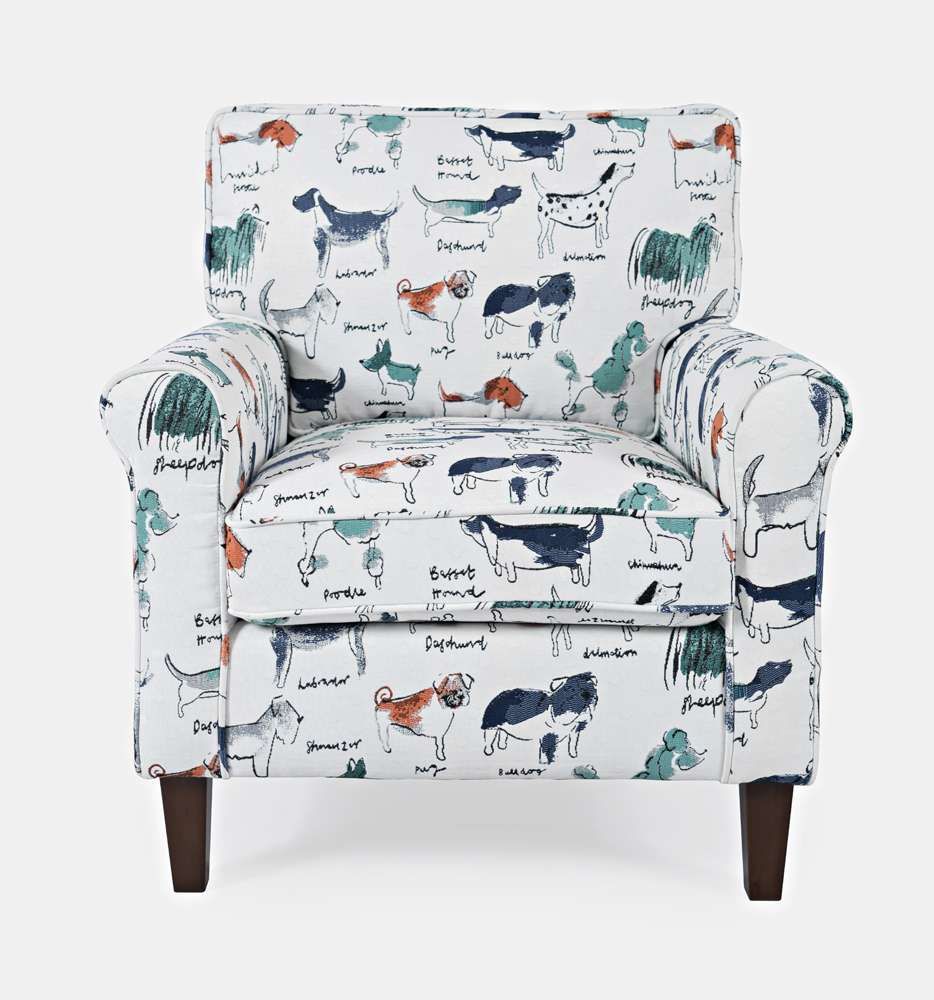Jofran - Baxter Puppy Accent Chair - Multicolor - BAXTER-CH-MULTI veiw 2