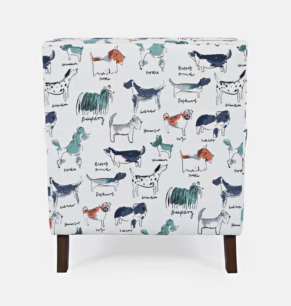 Jofran - Baxter Puppy Accent Chair - Multicolor - BAXTER-CH-MULTI veiw 3