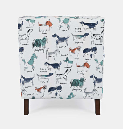 Jofran - Baxter Puppy Accent Chair - Multicolor - BAXTER-CH-MULTI veiw 3