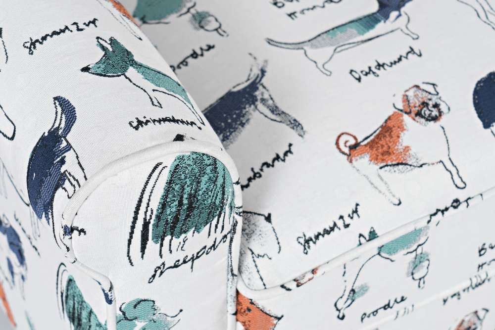 Jofran - Baxter Puppy Accent Chair - Multicolor - BAXTER-CH-MULTI veiw 4