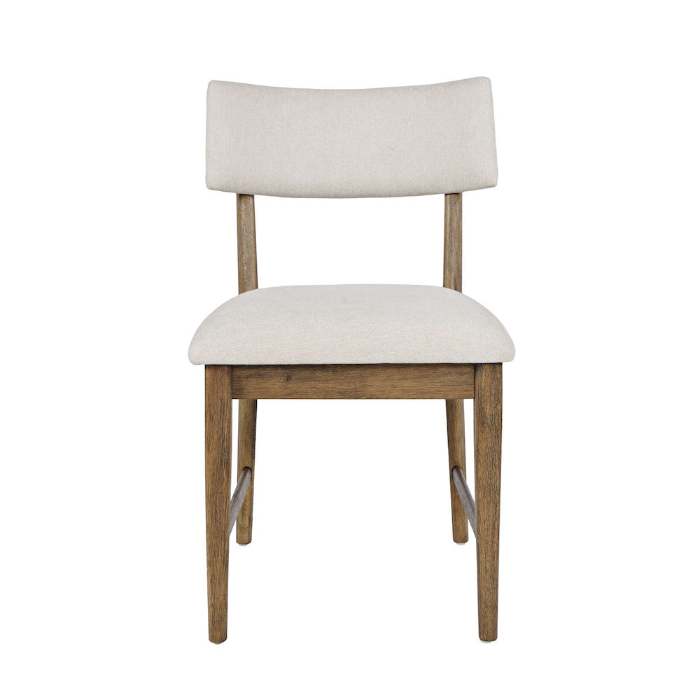 Jofran - Beck Contemporary Upholstered Split Back Dining Chair (Set of 2) in Chestnut - 2421-BECKCHS view 1