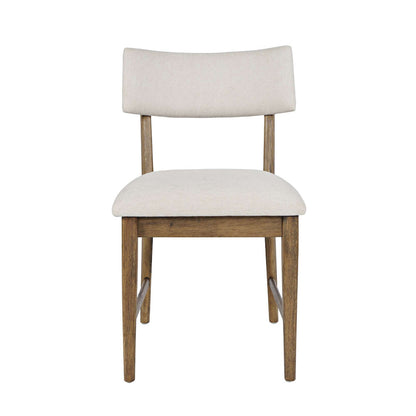Jofran - Beck Contemporary Upholstered Split Back Dining Chair (Set of 2) in Chestnut - 2421-BECKCHS view 1
