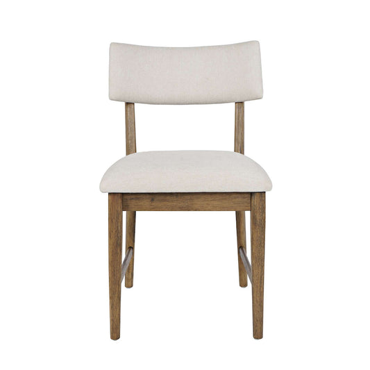Jofran - Beck Contemporary Upholstered Split Back Dining Chair (Set of 2) in Chestnut - 2421-BECKCHS view 1