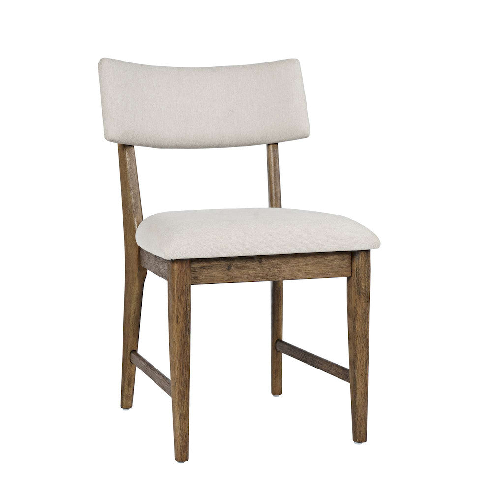 Jofran - Beck Contemporary Upholstered Split Back Dining Chair (Set of 2) in Chestnut - 2421-BECKCHS view 2