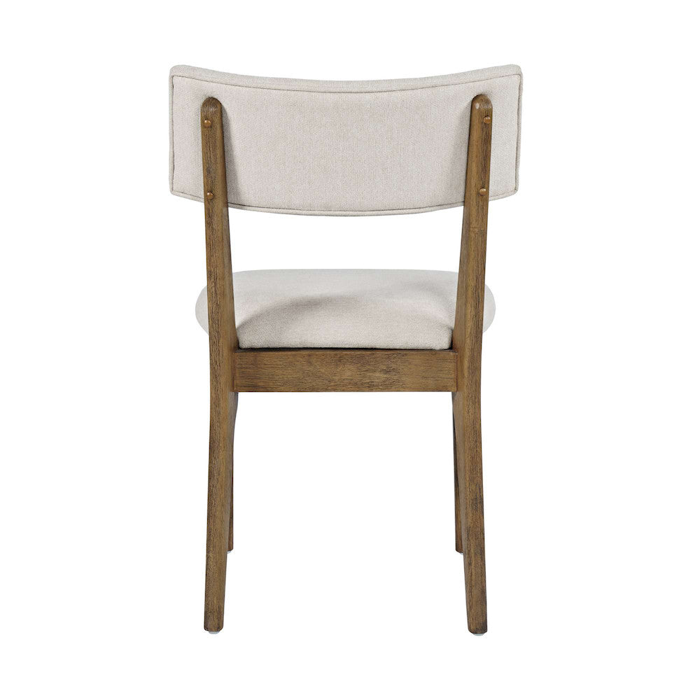 Jofran - Beck Contemporary Upholstered Split Back Dining Chair (Set of 2) in Chestnut - 2421-BECKCHS view 4