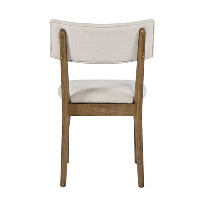 Jofran - Beck Contemporary Upholstered Split Back Dining Chair (Set of 2) in Chestnut - 2421-BECKCHS view 4