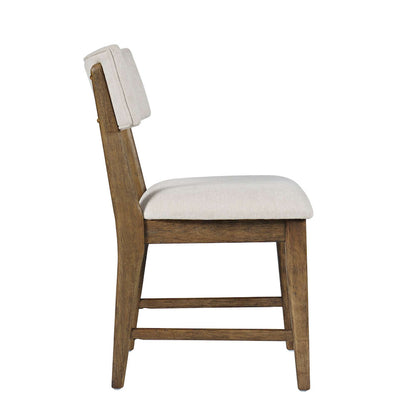 Jofran - Beck Contemporary Upholstered Split Back Dining Chair (Set of 2) in Chestnut - 2421-BECKCHS view 8