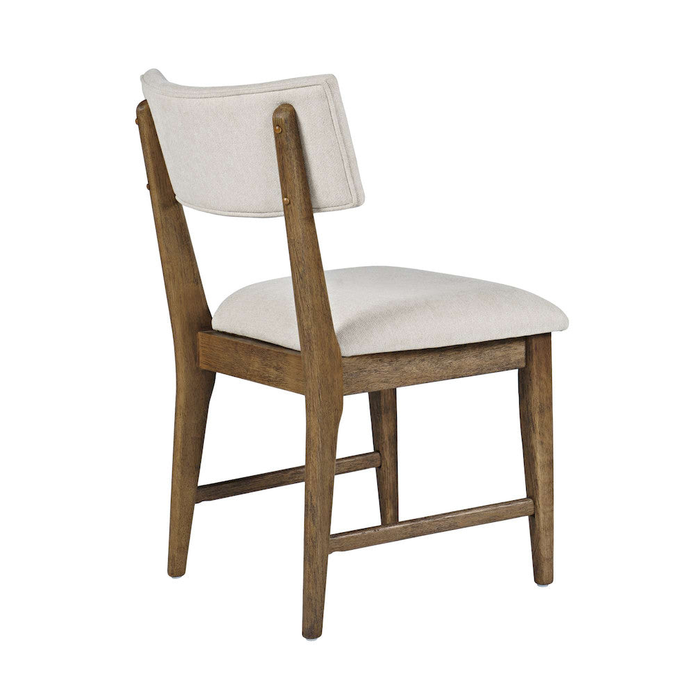 Jofran - Beck Contemporary Upholstered Split Back Dining Chair (Set of 2) in Chestnut - 2421-BECKCHS view 9