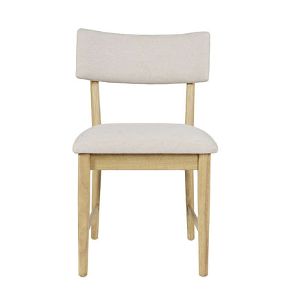 Jofran - Beck Contemporary Upholstered Split Back Dining Chair (Set of 2) in Natural - 2421-BECKNAT view 1