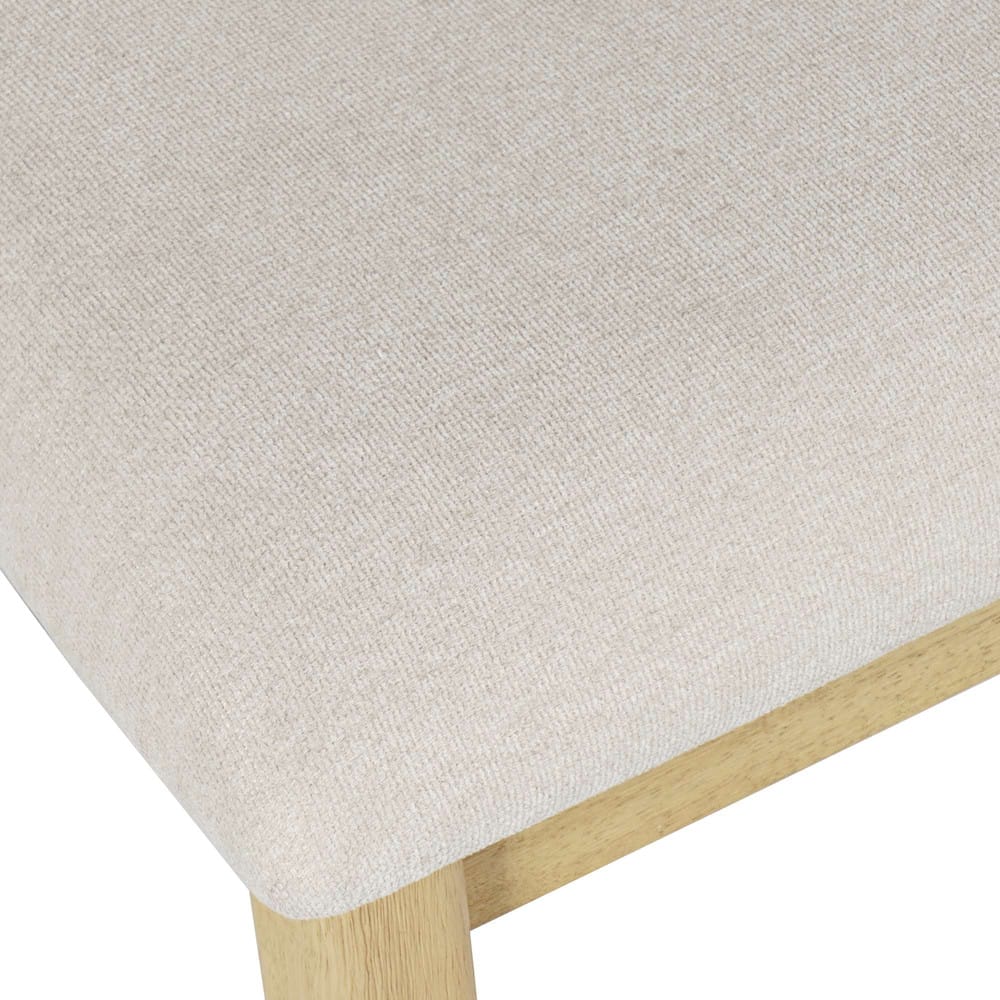 Jofran - Beck Contemporary Upholstered Split Back Dining Chair (Set of 2) in Natural - 2421-BECKNAT view 7