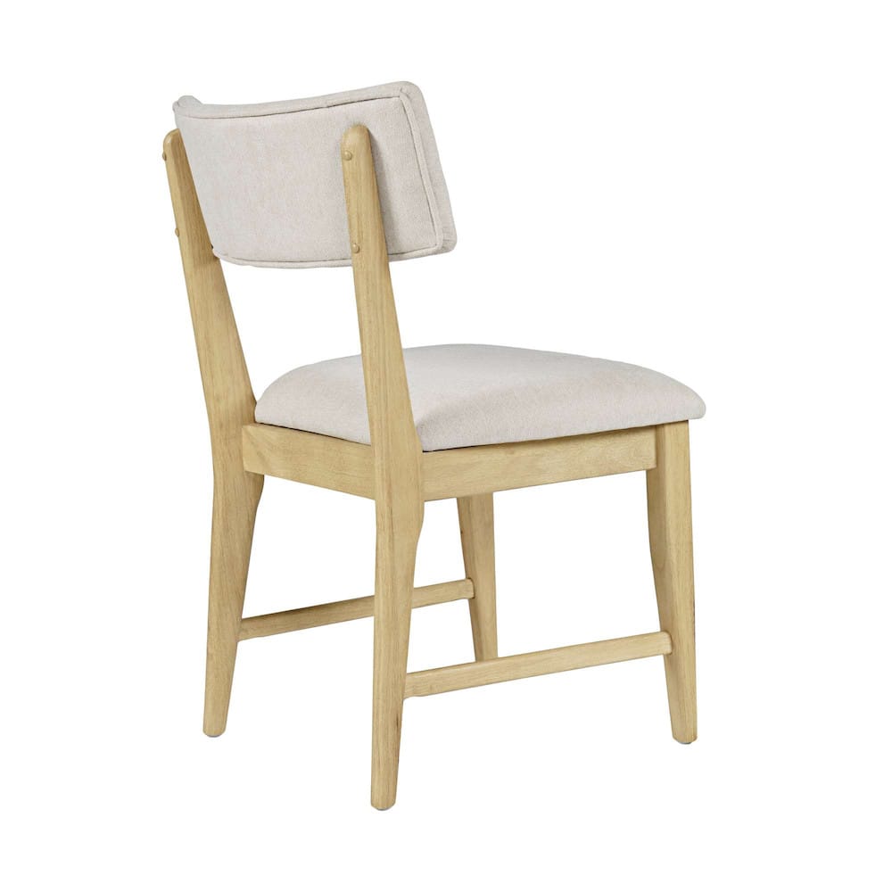 Jofran - Beck Contemporary Upholstered Split Back Dining Chair (Set of 2) in Natural - 2421-BECKNAT view 9