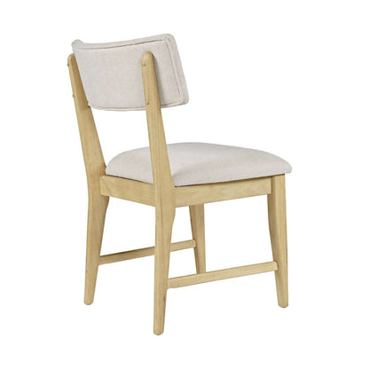 Jofran - Beck Contemporary Upholstered Split Back Dining Chair (Set of 2) in Natural - 2421-BECKNAT view 9