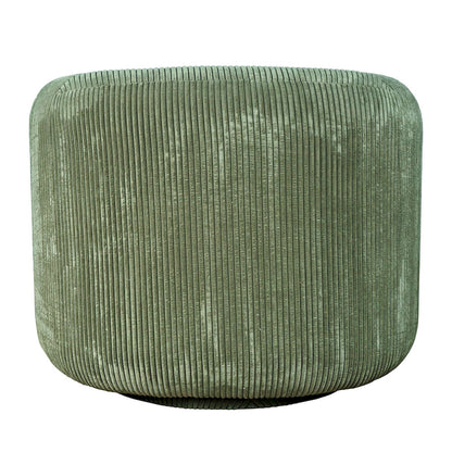 Jofran - Biggs Modern Corduroy Upholstered Curved Barrel Swivel Accent Chair - Forest - BIGGS-SW-FOREST view 3
