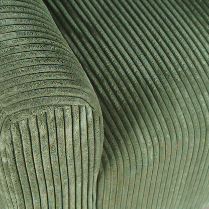 Jofran - Biggs Modern Corduroy Upholstered Curved Barrel Swivel Accent Chair - Forest - BIGGS-SW-FOREST view 5